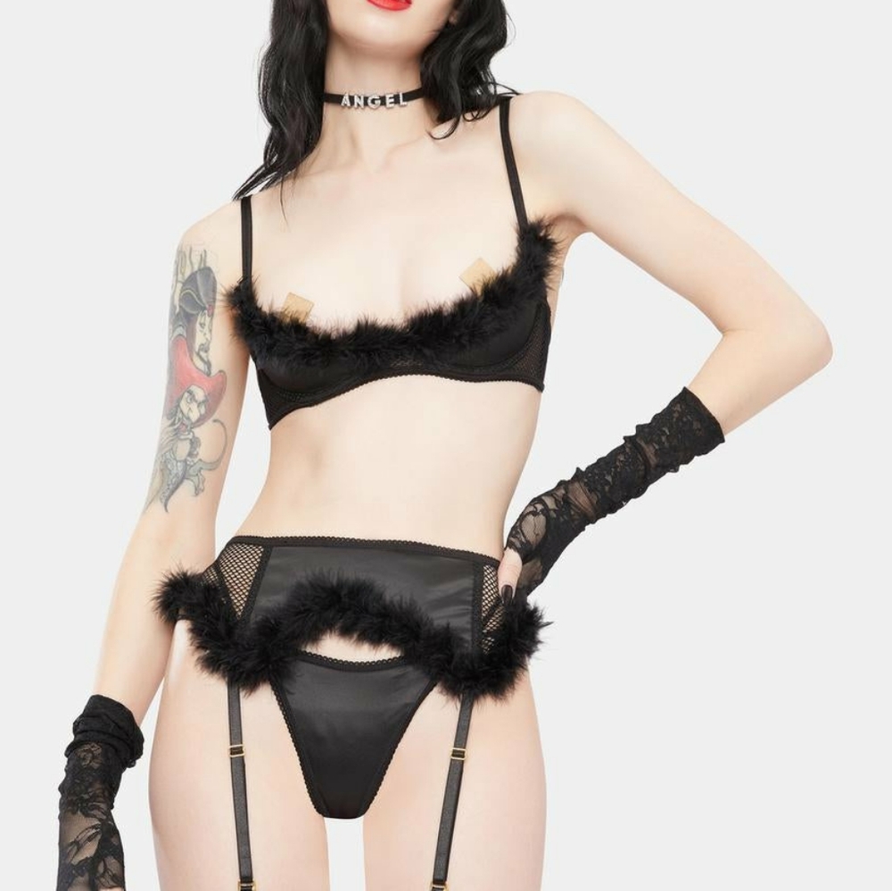 SOLD Dollskill fluffy lingerie